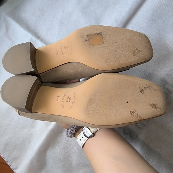 BOTICELLI Women’s Low Heel Beige Suede Loafers Made in Italy Size 7.5 - Picture 12 of 16